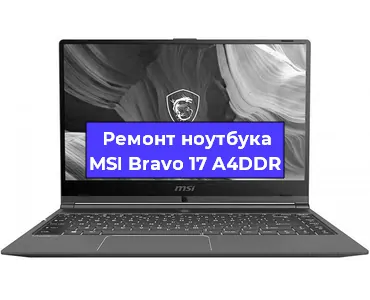 Чистка от пыли и замена термопасты на ноутбуке MSI Bravo 17 A4DDR в Москве